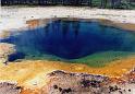 A021 Yellowstone Morning Glory Pool in the Upper Geyser Basin